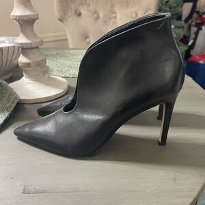 Mango Black Heeled Boots for Women